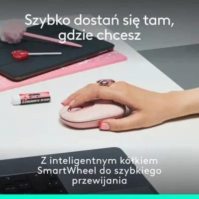Logitech POP ICON Combo Różowy