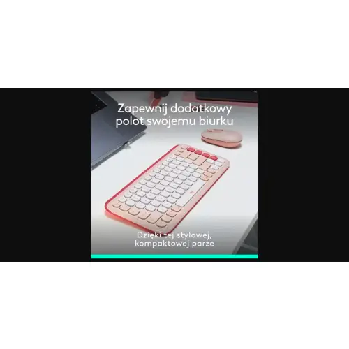 Logitech POP ICON Combo Różowy