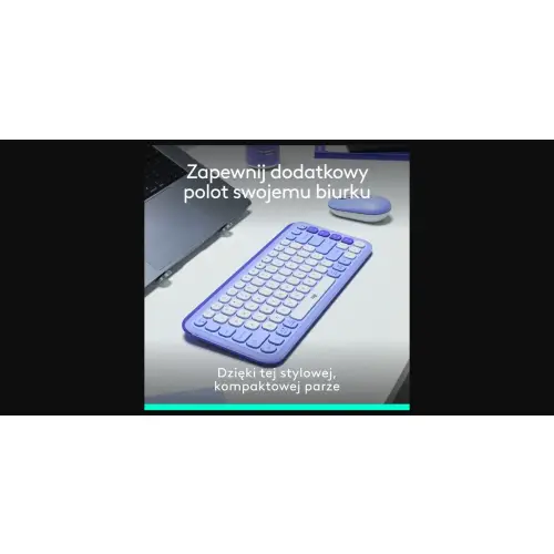 Logitech POP ICON Combo Fioletowy