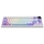 Klawiatura mechaniczna bezprzewodowa Ajazz AK650 Dream Weaver Switch Purple White Blue RGB z ekranem