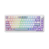 Klawiatura mechaniczna przewodowa Ajazz AK820 MAX Magnetic switches Purple White RGB
