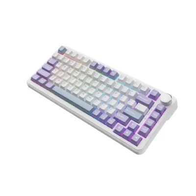 Klawiatura mechaniczna przewodowa Ajazz AK820 MAX Magnetic switches Purple White RGB
