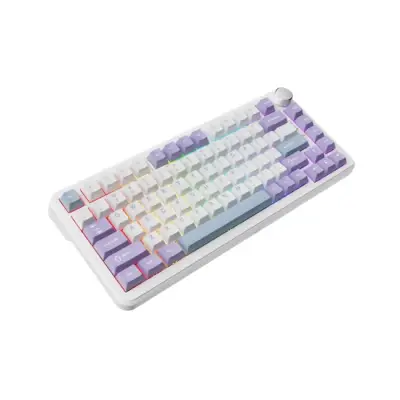 Klawiatura mechaniczna przewodowa Ajazz AK820 MAX Magnetic switches Purple White RGB