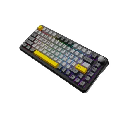 Klawiatura mechaniczna przewodowa Ajazz AK820 MAX Magnetic switches Black Gray Yellow RGB