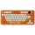 Klawiatura mechaniczna bezprzewodowa Ajazz AK820 MAX Avocado Switch Orange White RGB z ekranem