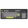 Klawiatura mechaniczna bezprzewodowa Ajazz AK980 V2 Gift Switch V2 Black Gray Yellow z ekranem