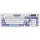 Klawiatura mechaniczna bezprzewodowa Ajazz AK980 V2 Gift Switch V2 Purple White Blue z ekranem