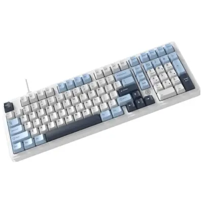 Klawiatura magnetyczna przewodowa Ajazz AK980 Magnetic Switch biała