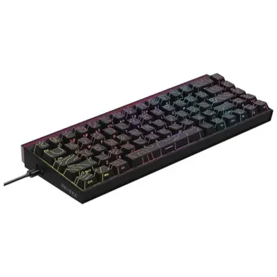 Klawiatura mechaniczna przewodowa Ajazz NK68 Red Switch czarna