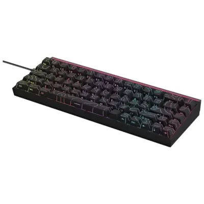 Klawiatura mechaniczna przewodowa Ajazz NK68 Red Switch czarna