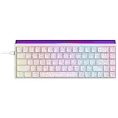Klawiatura mechaniczna przewodowa Ajazz NK68 Red Switch biała