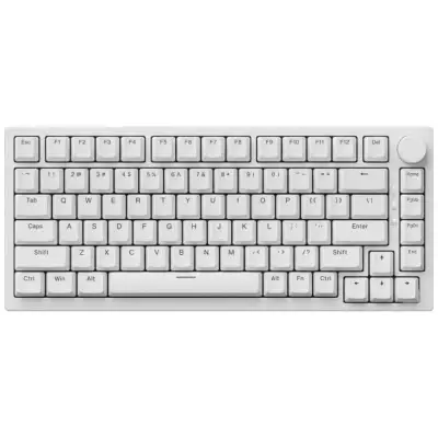 Klawiatura mechaniczna przewodowa Ajazz AK820 Red Switch biała