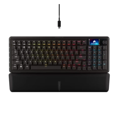 Klawiatura gamingowa Corsair VANGUARD PRO 96 MGX przewodowa magnetyczna podświetlana czarna