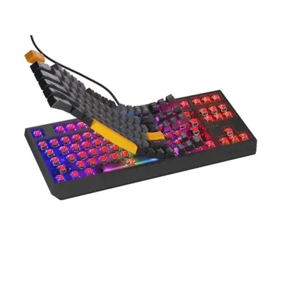Genesis Thor 230 TKL Anchor Gray Negative RGB Outemu Red