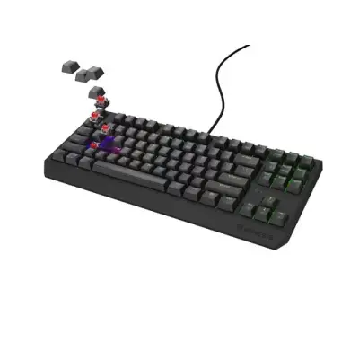 Genesis Thor 230 TKL czarna RGB Outemu Red