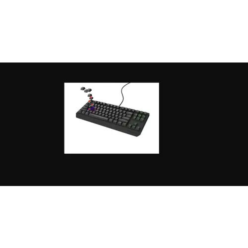 Genesis Thor 230 TKL czarna RGB Outemu Red