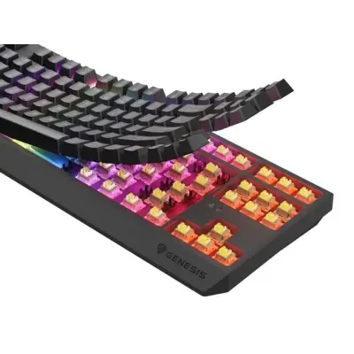 Genesis Thor 230 TKL Wireless czarna RGB Outemu Silent Lemon