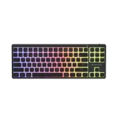 Klawiatura gamingowa Genesis Thor 430 TKL Outemu Silent Pink bezprzewodowa mechaniczna podświetlana czarna Hot-Swap Slim