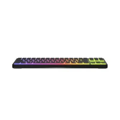 Klawiatura gamingowa Genesis Thor 430 TKL Outemu Silent Pink bezprzewodowa mechaniczna podświetlana czarna Hot-Swap Slim