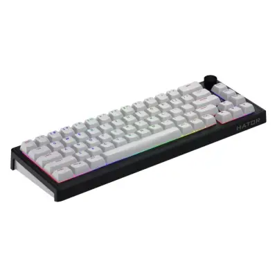 Hator Skyfall 65 Wireless biało-czarna