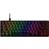 Klawiatura gamingowa HyperX Alloy Origins 65 HyperX Aqua (tactile) przewodowa mechaniczna podświetlana czarna