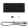 Klawiatura gamingowa HyperX Alloy Rise 75 HyperX Red (linear) przewodowa mechaniczna podświetlana czarna