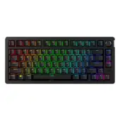 Klawiatura gamingowa HyperX Alloy Rise HyperX Red (linear) bezprzewodowa mechaniczna podświetlana czarna