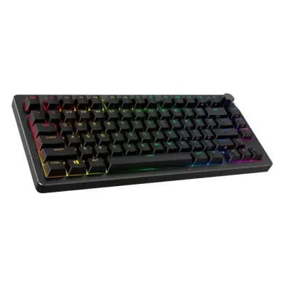 Klawiatura gamingowa HyperX Alloy Rise HyperX Red (linear) bezprzewodowa mechaniczna podświetlana czarna