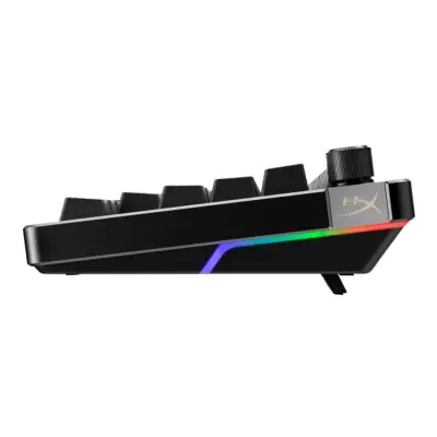 Klawiatura gamingowa HyperX Alloy Rise HyperX Red (linear) bezprzewodowa mechaniczna podświetlana czarna