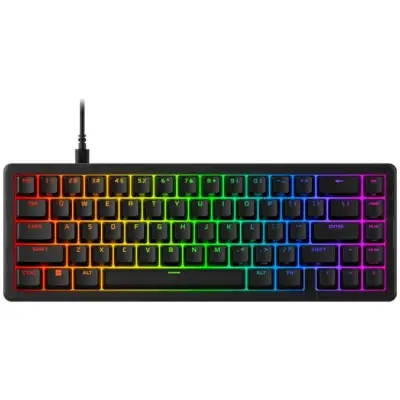 Klawiatura gamingowa HyperX Alloy Origins 2 65 HyperX Red (linear) przewodowa mechaniczna podświetlana czarna