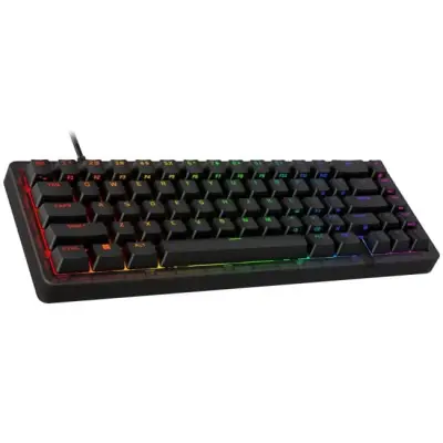Klawiatura gamingowa HyperX Alloy Origins 2 65 HyperX Red (linear) przewodowa mechaniczna podświetlana czarna