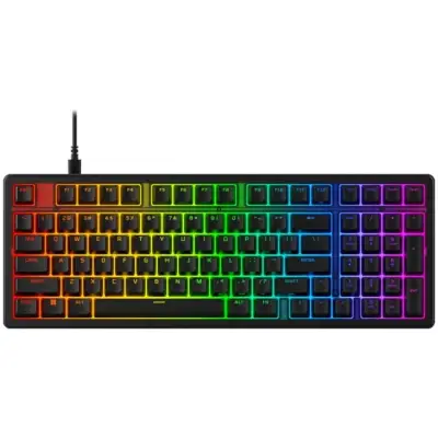 Klawiatura gamingowa HyperX Alloy Origins 2 1800 HyperX Red (linear) przewodowa mechaniczna podświetlana czarna