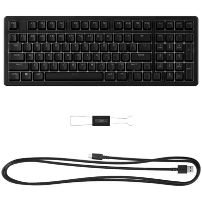 Klawiatura gamingowa HyperX Alloy Origins 2 1800 HyperX Red (linear) przewodowa mechaniczna podświetlana czarna