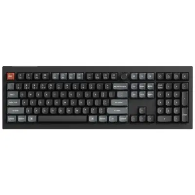 Keychron V6U-D3 Full Size Silk POM Brown Switch Black