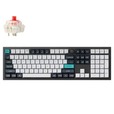 Keychron Q6M-M1 Full Size Gateron Jupiter Red Carbon Black