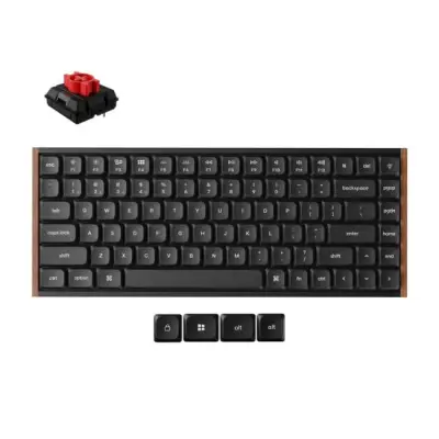 Klawiatura gamingowa Keychron K3U-H1 75%Milk POM Red Switch 8K