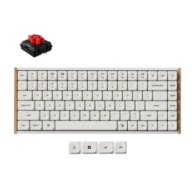 Klawiatura gamingowa Keychron K3U-Q1Z 75%Milk POM Red Switch 8K