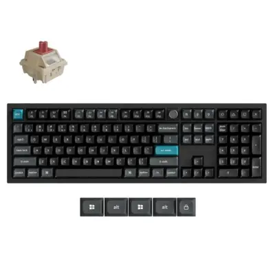 Klawiatura gamingowa Keychron Q6U-M1 100% Milk POM Red Switch Hot-Swap 8K