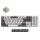 Klawiatura gamingowa Keychron Q6U-P4 100% Milk POM Banana Switch RGB Hot-Swap 8K