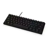 Klawiatura gamingowa Krux Qara 60% przewodowa mechaniczna Outemu Red podświetlana czarna