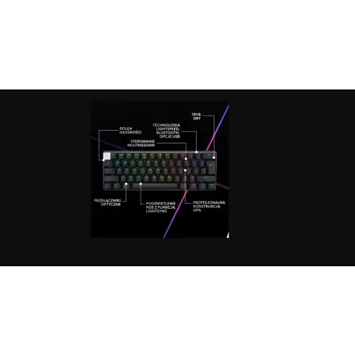 Logitech G Pro X 60 Lightspeed Czarna
