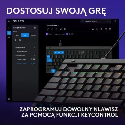 Logitech G515 TKL Czarny