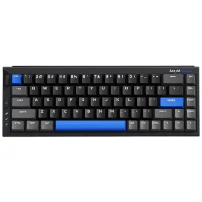 Klawiatura gamingowa Mchose Ace 68 Turbo Mount Tai Magnetic Switch GT przewodowa magnetyczna podświetlana czarna