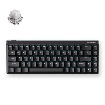 Klawiatura gamingowa Mchose Ace 68 Air Mount Tai Magnetic Switch GT przewodowa magnetyczna podświetlana czarna