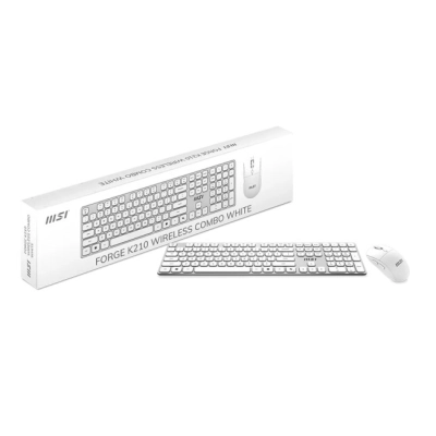 Klawiatura gamingowa MSI Forge K210 Combo White US