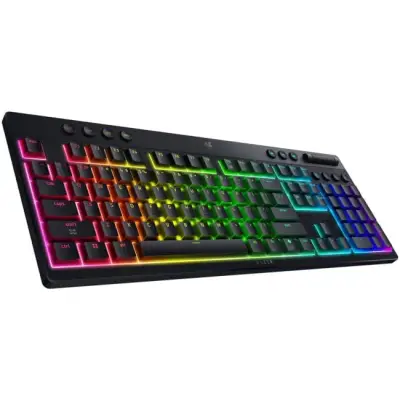 Klawiatura gamingowa Razer BlackWidow V4 HyperSpeed Razer Yellow bezprzewodowa mechaniczna podświetlana czarna