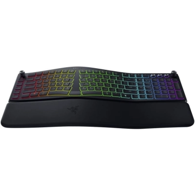 Klawiatura Razer Pro Type Ergo US bezprzewodowa 100% (full-size) podświetlana czarna