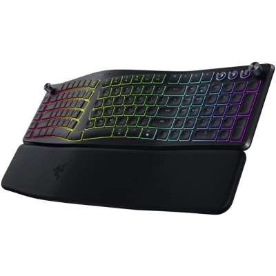 Klawiatura Razer Pro Type Ergo US bezprzewodowa 100% (full-size) podświetlana czarna