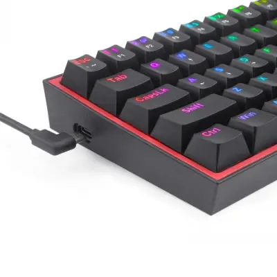 Redragon K617 Fizz RGB czarna