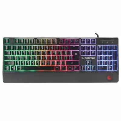 Rampage Winner KB-R34 - Klawiatura gamingowa, hybrydowa, podświetlana RGB